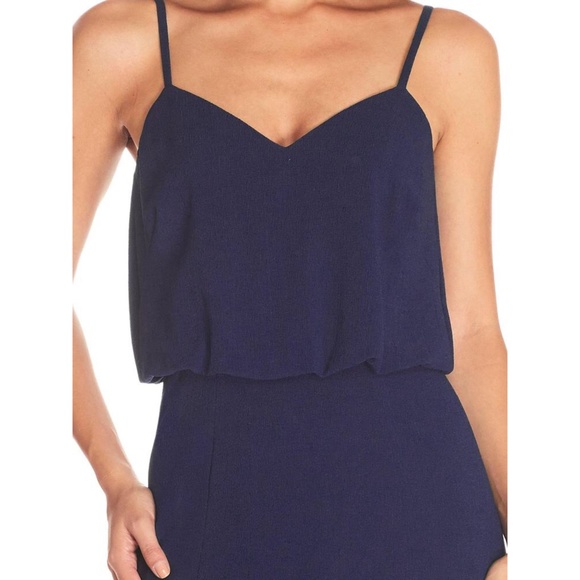 Dress the Population Gracelyn Blouson Hi Slit Gown - Picture 2 of 9